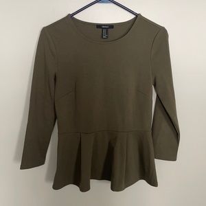 Forever 21 peplum top